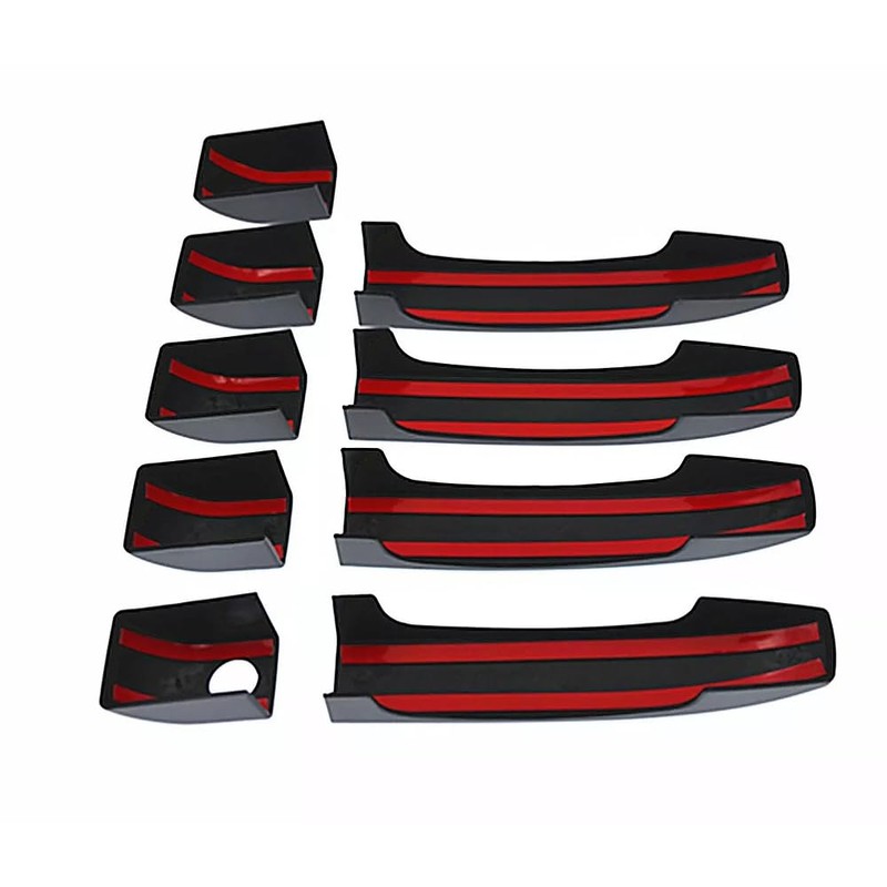 RELIATURE Matt Black ABS Door Handle Cover Compatible with Land
