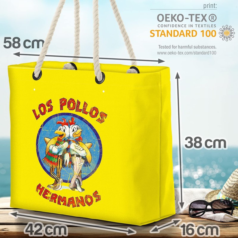 VOID XXL Beach Bag Los Pollos Shopper Bag 58 x