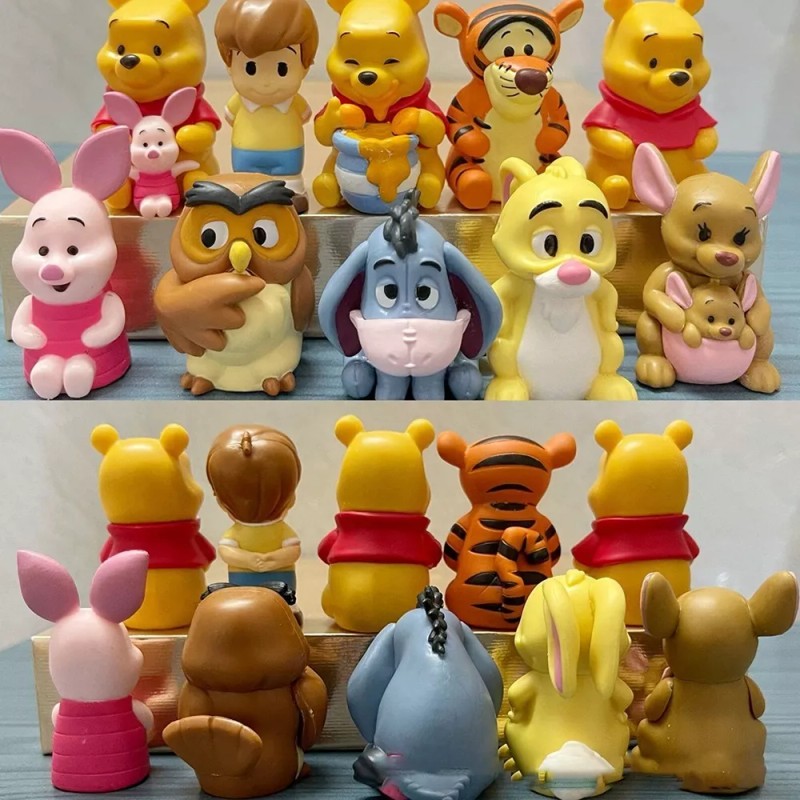 Winnie Poo Set 10 Figuras