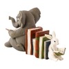 Elephant and Rabbit Statue Bookend Figurines Ornaments Resin Animal Figurines