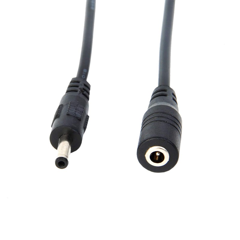 COOLM 3.5mm Pigtail Power Cable 3.5x1.35mm Transfer Male and Female