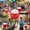 Plastic Street Charity Donation Can Coin Collection Bucket with 2