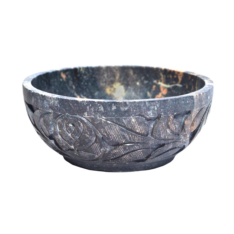Indus Lifespace Soapstone Scrying and Smudge Bowl