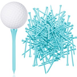 Jenaai 200 Pcs Golf Tees Bamboo Golf Tees Professional Golf Tees Bulk for Women Golf Club Accessories(2-3/4 Inch,Green)