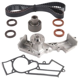 MPLUS Timing Belt Kit & Water Pump fits For Nissan 1993-1994 D21 3.0L 2960CC 181Cu. In. V6 GAS SOHC Naturally Aspirated, 1993-1995 Pathfinder 3.0L, 1995 Pickup 3.0L