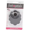Foot Petals Women's Foot Cushion for Flip Flops, black/black