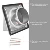 FRESH SPEED 4 Inch Dryer Vent Cover Outside Stainless Steel