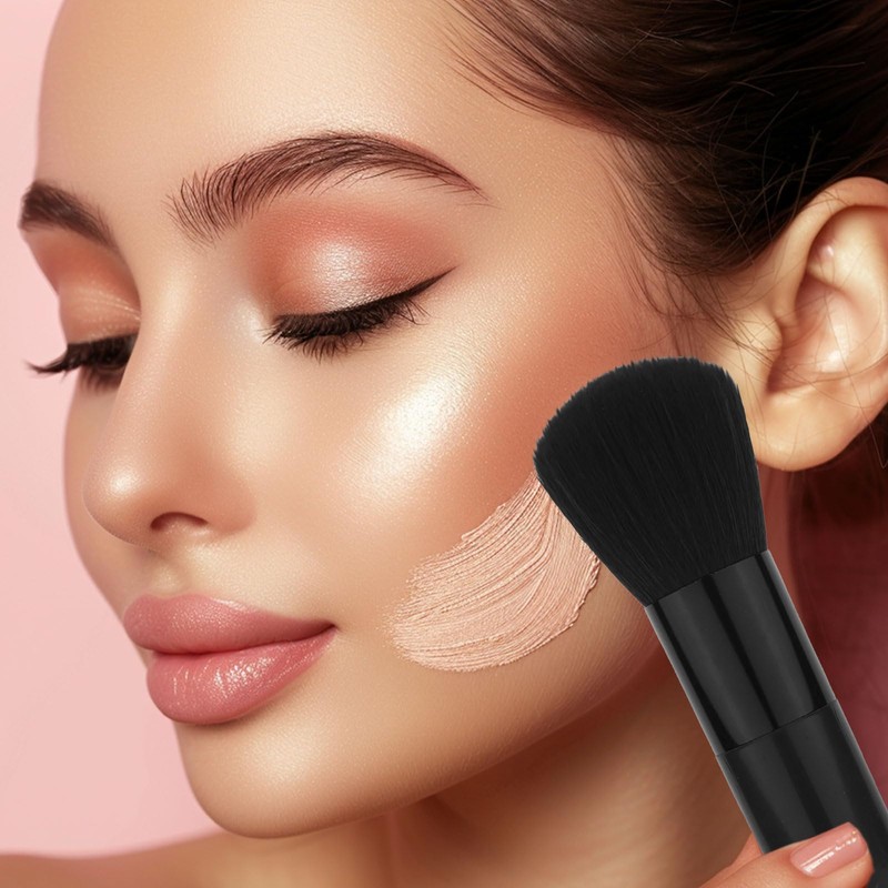 Tanning Brush for Self Tan, Large Vegan Kabuki Brush Soft
