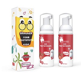 Kids Strawberry Foam Toothpaste - Fluoride Free Natural Formula