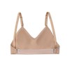 Capezio Women's Seamless Clear Back Bra With Transition Straps, Nude,