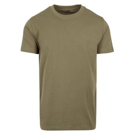 Build your Brand Men’s Crew Neck T-Shirt, Basic Cotton Top, Available in Many Colours and Sizes XS–5XL