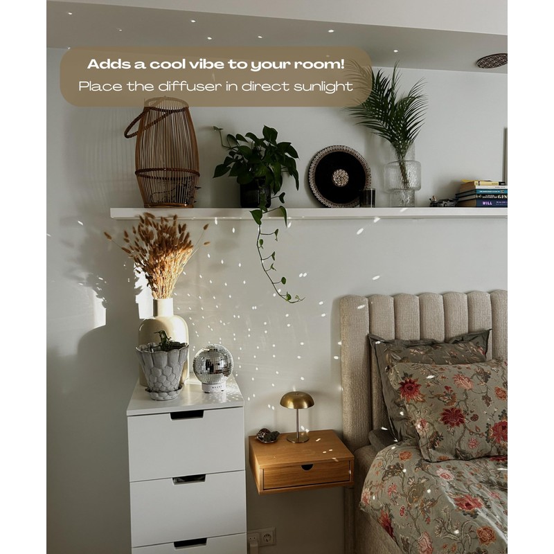 Rotating Disco Ball Diffuser – Cute Essential Oil Diffuser and