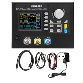 JDS2800-15MHz Function Signal Generator 2.4in LCD DDS Dual Channel Signal Source AC100-240VEU Plug