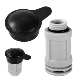 Lyreh 12363 12373 Air Jet Valve & Jet Valve Cap, Pool Air Induction Valves Replacement Parts for Above Ground Swimming