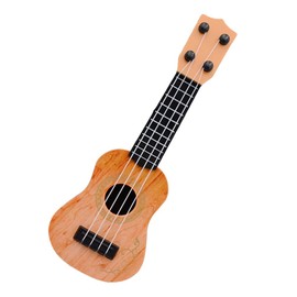 Squiz Toys Kids Ukulele Toy, 9.8 inch Ukulele Kids Ukulele Guitar Toy 4 Strings Musical Educational Learning Toy for Boys Girls Toddler (Light Brown) Boy Baby Toys