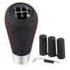 Arenbel 5 SPEED LEATHER CAR MANUAL SHIFT KNOB GEAR STICK