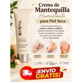Crema Con Mantequillas Para Manos, Codos Y Rodillas Terramar