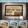 Lupe mit Licht, 4.7inch Extra große Lupe mit 14LED Lichter