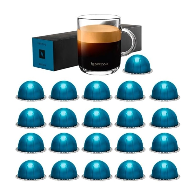 Nespresso Capsules VertuoLine, Odacio, Dark Roast Coffee, 30 Count Coffee
