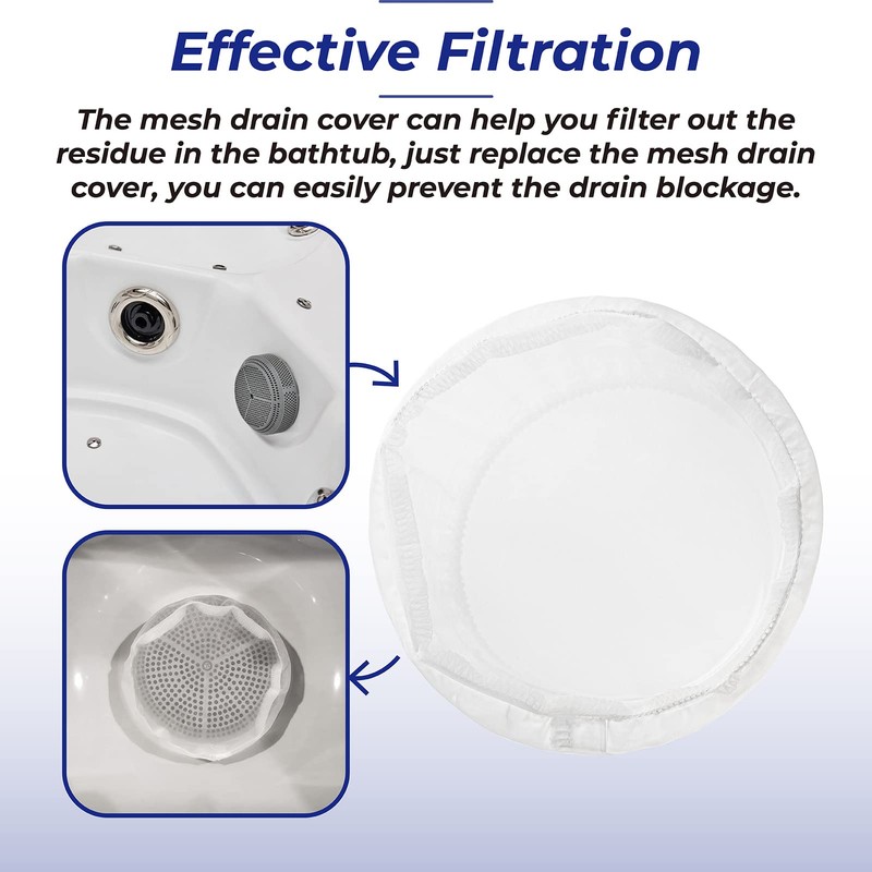 GRONGU Mesh Drain Cover 6540-213, Suction Fitting Sock Large Compatible