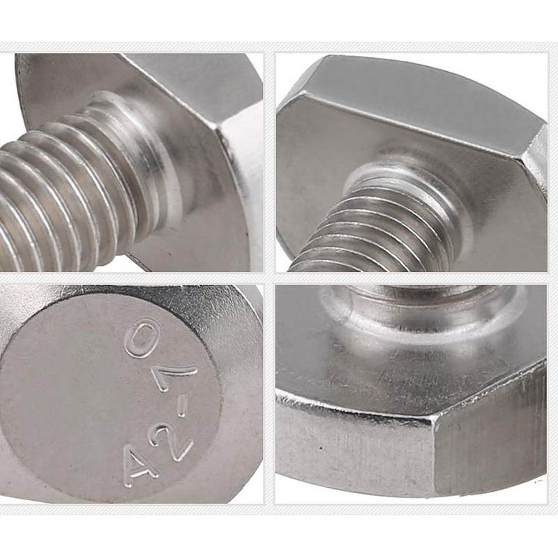 ANSIEDIO Hammer Head Screws Stainless Steel T Screw T-Bolts M8