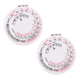 Operitacx 2pcs Health Tape Ruler Lightweight Measuring Tapes Measure Tape Practical Measuring Tapes Body Measuring Tapes Color Tape Waist Measuring Tapes Fiberglass Colored Tape Bmi Plastic