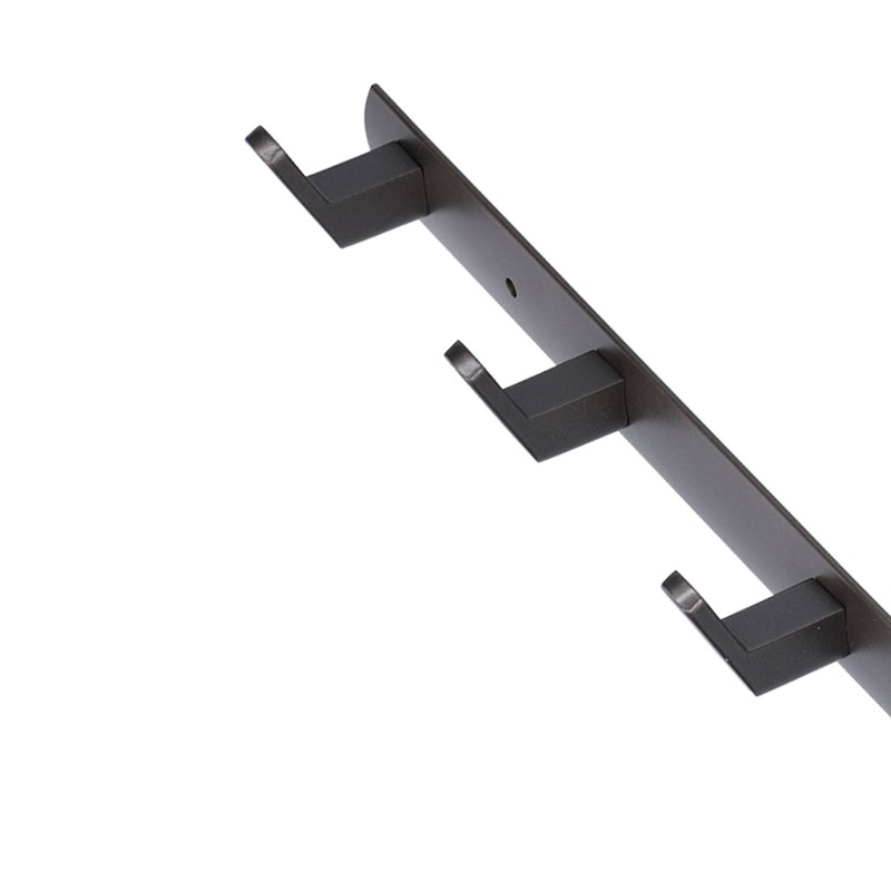 45cm Row Hook Wall Mount Aluminium Alloy Coat Towel Hook