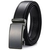 CHAOREN Buckley Automatic Belt Men's Leather Belt Ratchet Automatic Buckle