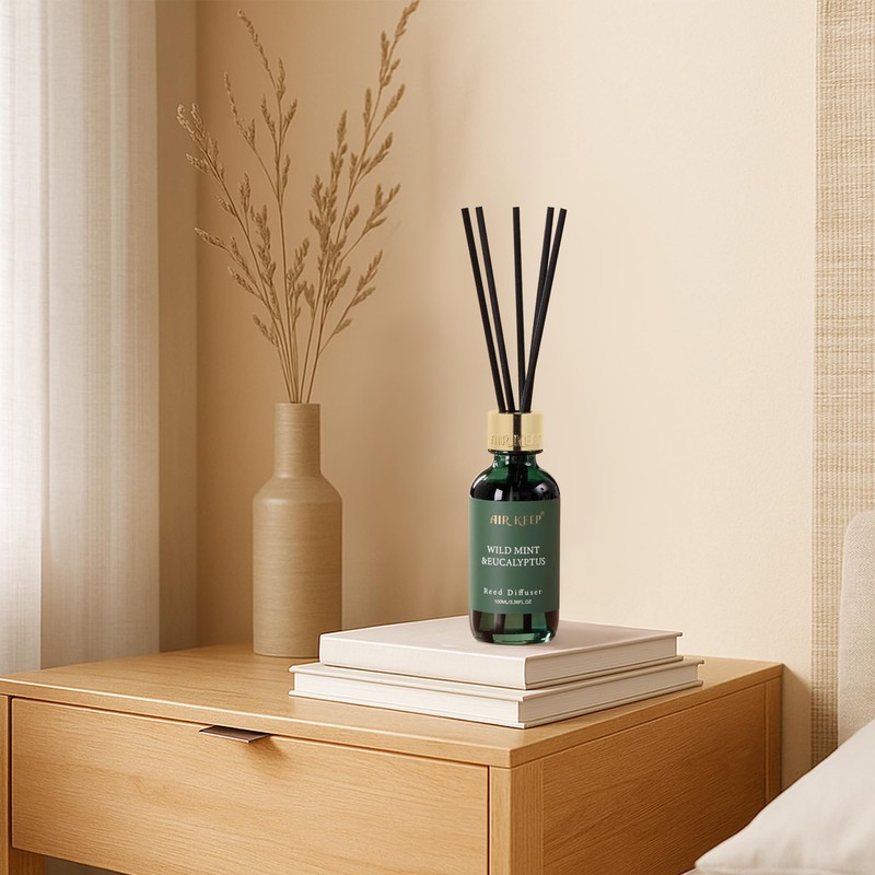 Airkeep Reed Diffuser Set, 3.38 fl oz (100 ml) -