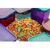 LocknLock Eco Food Containers with Lids - Rectangular 850ml, Airtight,