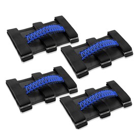 4x Roll Bar Grab Handles Grip Handle for Jeep Wrangler YJ TJ JK JKU JL JLU Sports Sahara Freedom Rubicon Unlimited X Gladiator JT 1955-2022 UTV ATV Paracord Handles Interior Accessories (Blue)