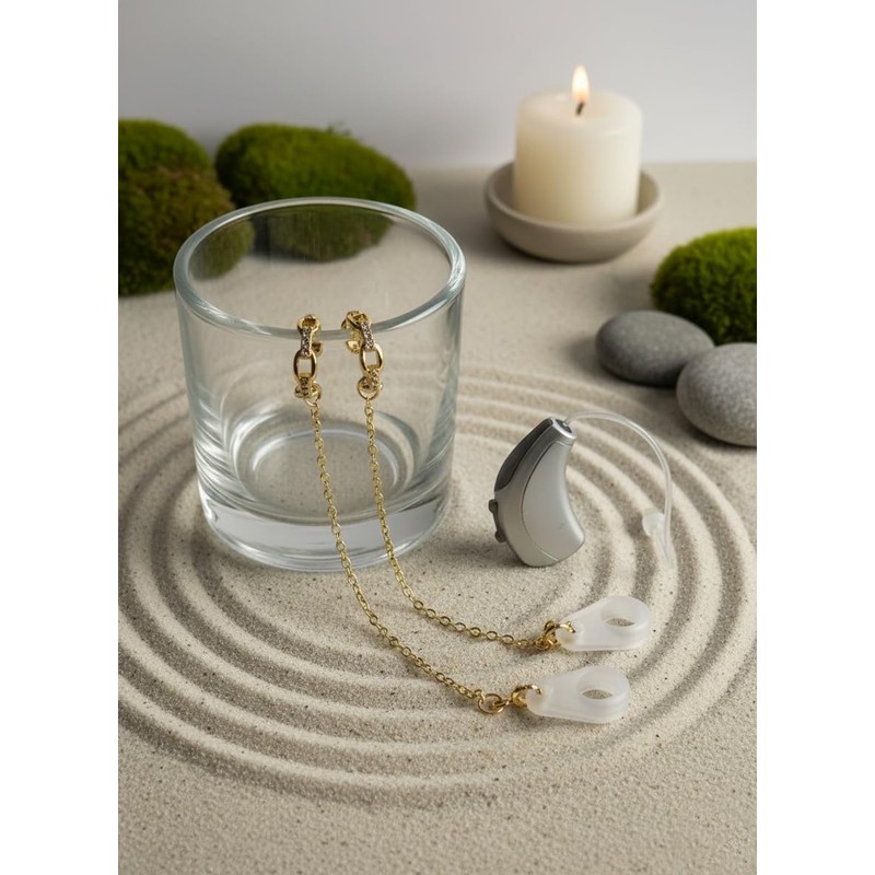 Anti-Lost Hearing Aids Earring Non-Piercing for Deafness | Retaining Chain