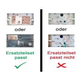 Replacement Parts Set for Geberit Flush-Mounted Cistern 1978-1997 (Type 10.400, 10.800 and UP130