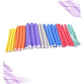 minkissy 42pcs Hair Beader Sponge Hair Curler Roller Hair Rod Roller Flexible Rod Curler Hair Styling Hair Roller Hair Curler Wand No Heat Hair Curler Hair Curler Stick Curls Scroll Wheel