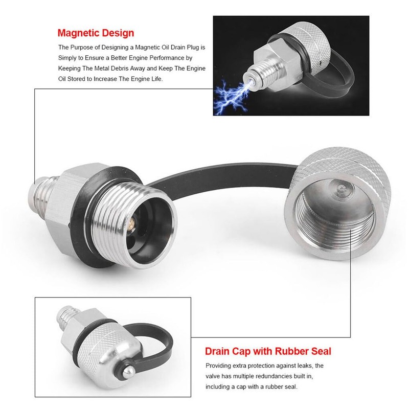 BEALIFE Quick Twist Oil Drain Valve Valve Oil Drain Valve