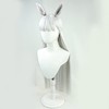 osseoca Gold Ship Cosplay Wig Silver gray with ears
