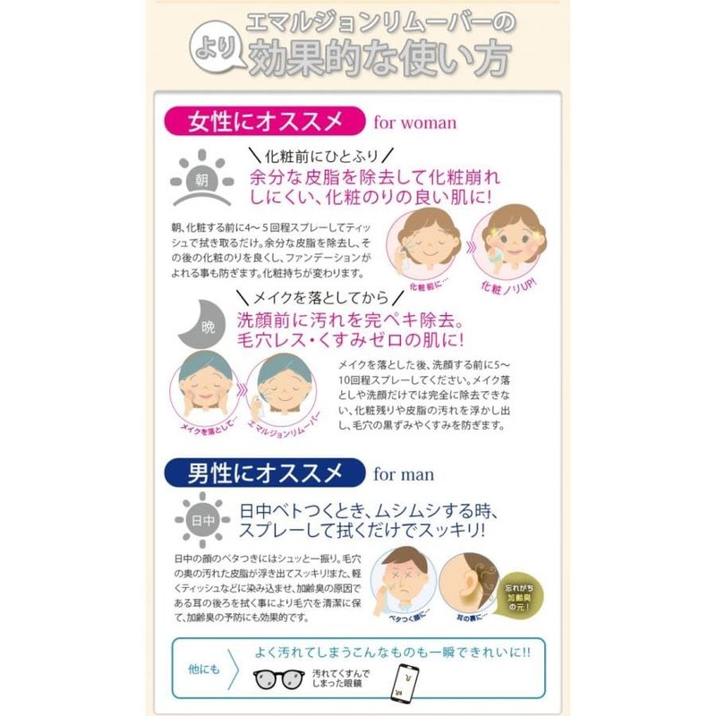 [Set Product] Cleansing Water Emulsion Remover, 10.1 fl oz (300