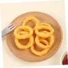 KOMBIUDA 10Pcs Realistic Faux Squid Rings Simulation Food Decoration for
