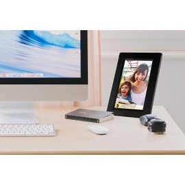 Denver Digitaler Bilderrahmen Schwarz PFF-710 Frameo 7 Zoll