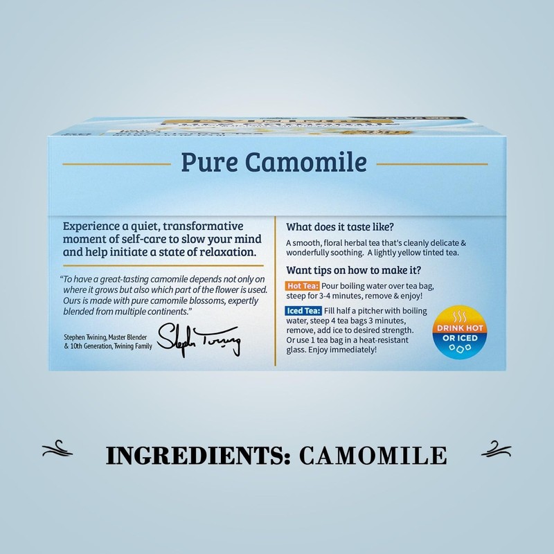 트와이닝 퓨어 캐모마일 허벌 티 무카페인 50개입 Twinings Pure Chamomile
