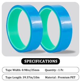 CREATCABIN Tubeless Rim Tape Bike Wheel Rim Tape Bicycle Rim Protector Strip Liner Vacuum Tire Pad Tape Width 25mm x Length 10m Roll Tire Rim Tapes for MTB Road Bicycle Bike Rim Wheels Carbon Kit Blue