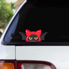 Pure Print Cut Zenless Zone Zero Peeker - Devilboo Anime Design - UV-Resistant & Waterproof - Pack of 2 13 x 5.8 cm - For Laptop, Console & Car
