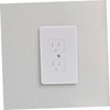 Mipcase 4Pcs Childproof Socket Covers French Style Outlet Plug Protectors