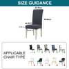 MCSWKEY Fundas para Sillas de Comedor, 6 Piezas Fundas para