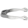 Sprenger fairRider spores made of silver aluminium, light and anodised,