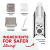DASH Safe Slice® Mandoline Slicer, Julienne + Dicer for Vegetables,