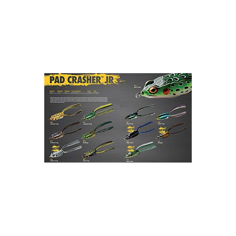 Booyah BYPC2906 Pad Crasher Junior Dart Frog, 1/4 oz