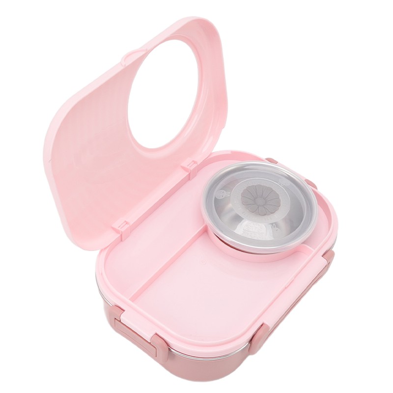1450ml Bento Lunch Box Stainless Steel Compartment Thermal Bento Box