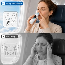 Ear Pressure Balancing Device for Travel – Adjustable Electric Airflow Design for Flying, Diving & Altitude Changes