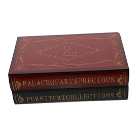 Gatuida Hidden Storage Case for Coffee Table Decor Vintage Aesthetic Faux Books for Living Room Office Decoration